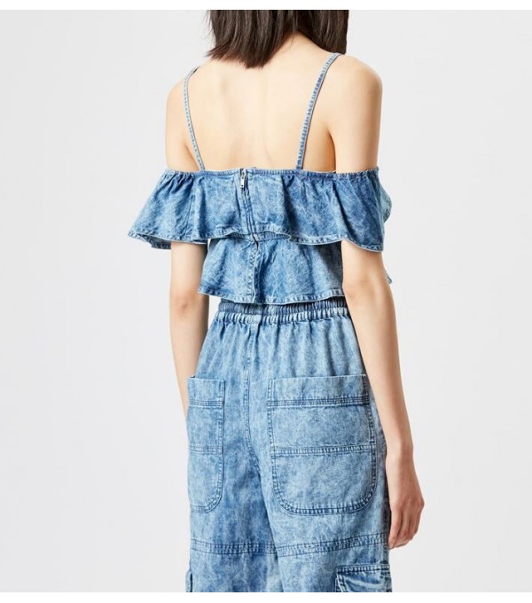 VOLOTEO-Top lupita denim VOLOTEO-Top lupita denim