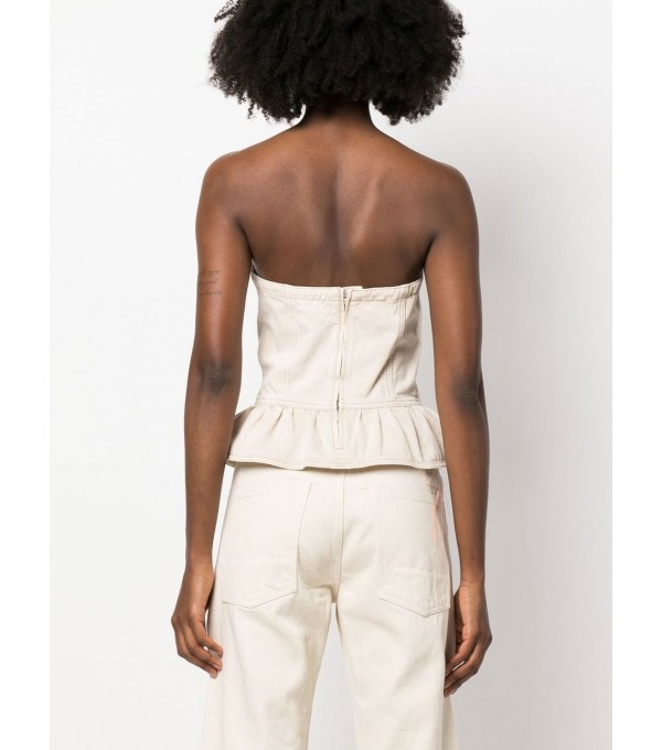SOLIZINIA-Top pdh denim SOLIZINIA-Top pdh denim