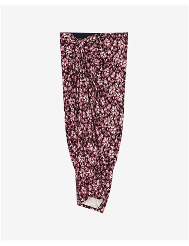 JELDIA - Printed midi skirt - pink