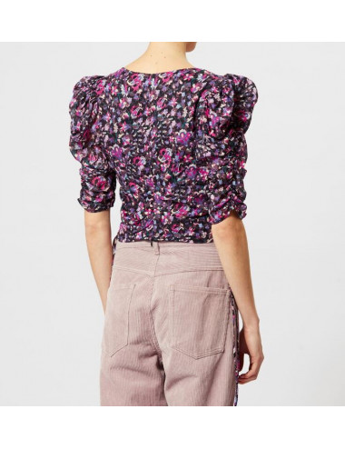 GALAOR-Crop top estampado