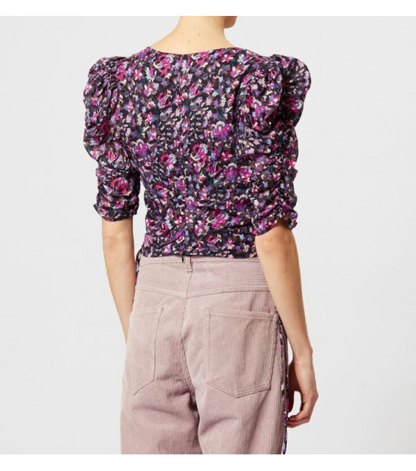 GALAOR-Crop top estampado