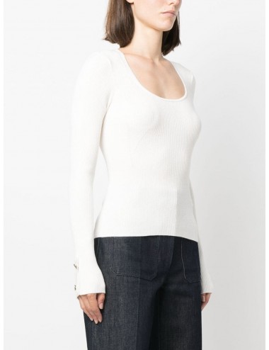 C/Jersey canalé escote