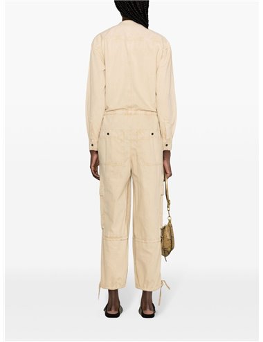 IDANY - Cargo jumpsuit - beige