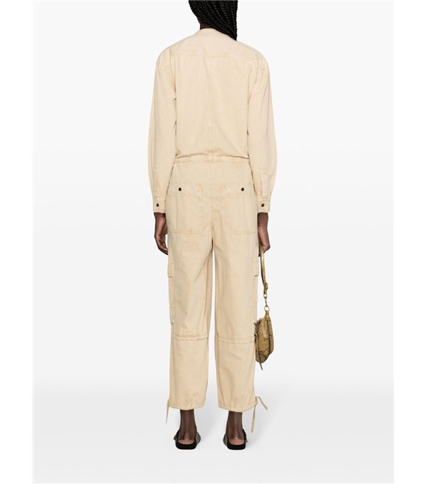 IDANY - Cargo jumpsuit - beige