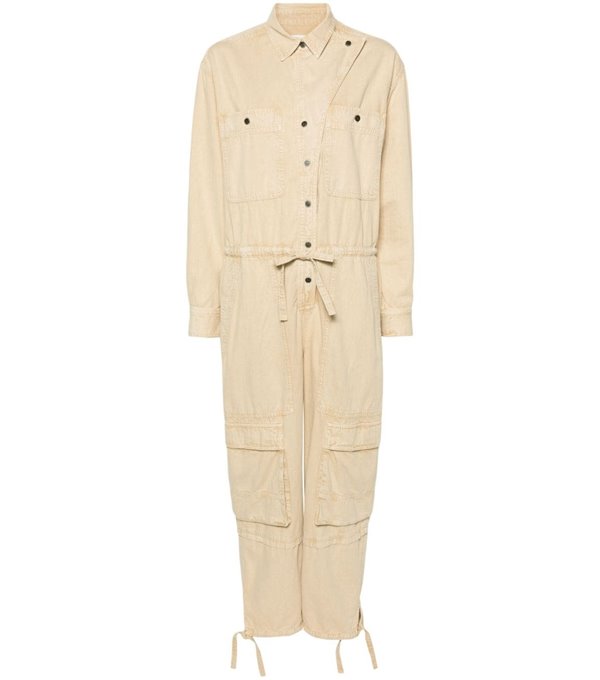 IDANY - Cargo jumpsuit - beige