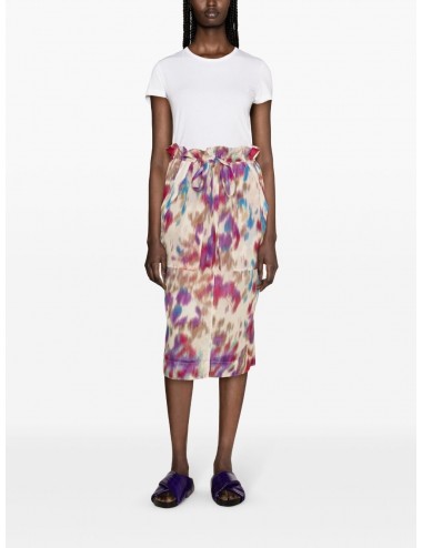 NOALI-Falda midi estampada