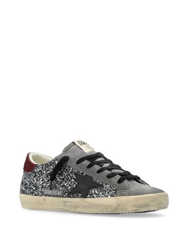 SUPER STAR-Sneaker ante y glitter