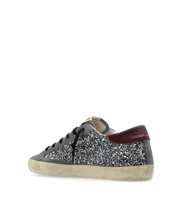 SUPER STAR-Sneaker ante y glitter