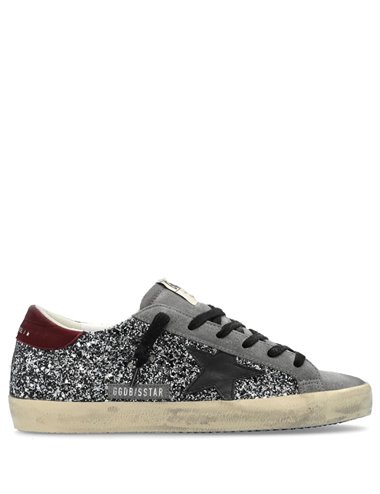 SUPER STAR-Sneaker ante y glitter