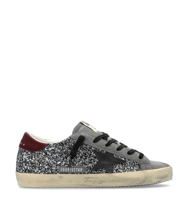 SUPER STAR-Sneaker ante y glitter