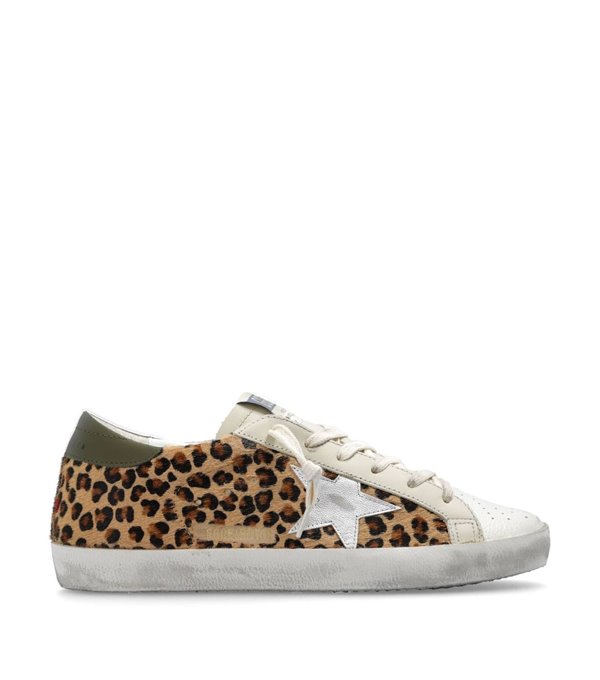 SUPER STAR-Sneaker leopardo