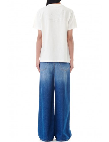 Camiseta logo strass