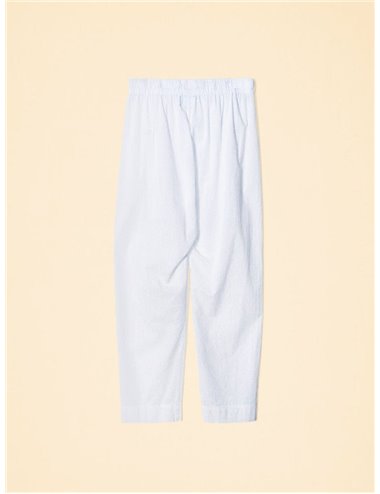 DRAPER - Thin cotton trousers - light blue