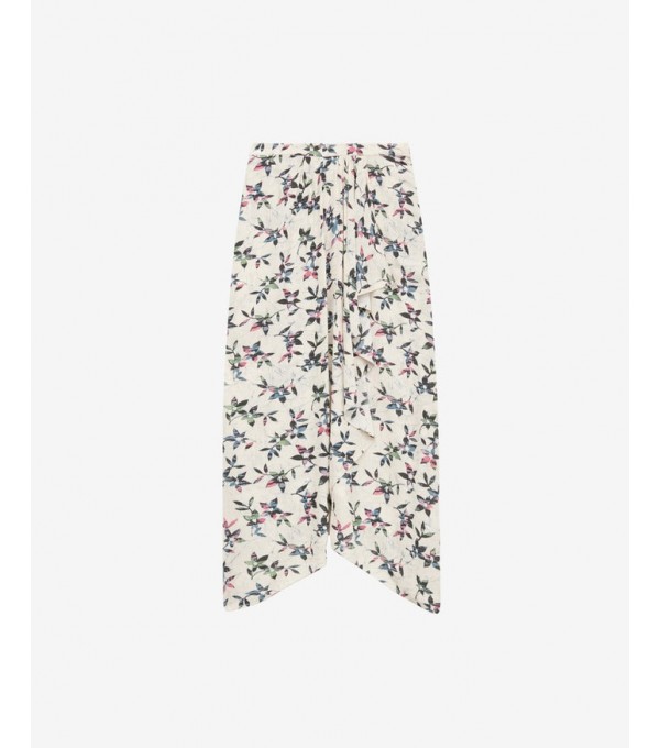 VANILLE - Falda midi print