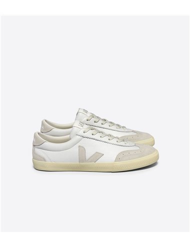 VOLLEY leather sneaker - natural