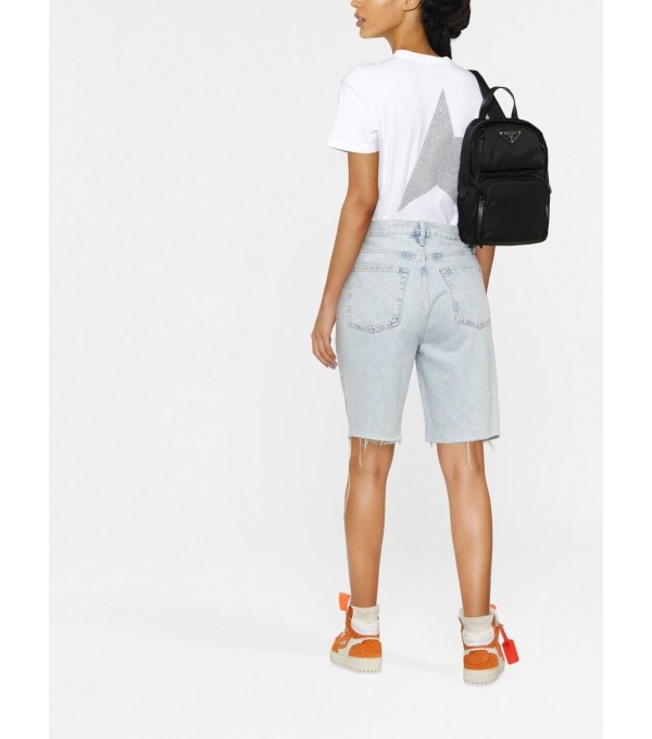 STAR W'S - Camiseta estrella glitter - plateado