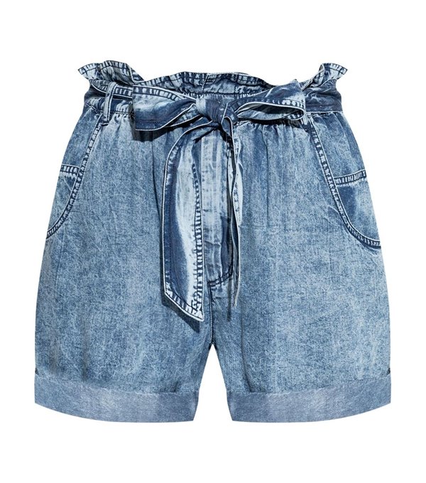 PIERINE - Short denim fino - azul