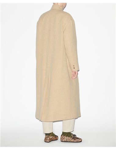 LEWINA - Long coat - ecru