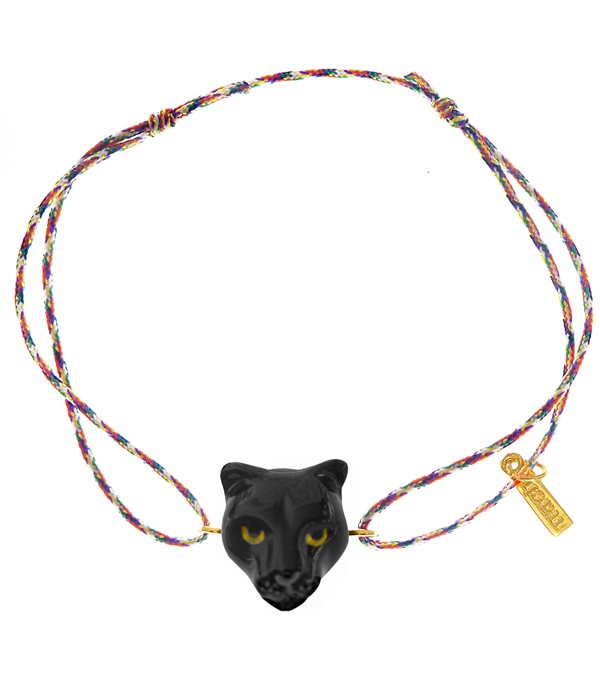 Panther rope bracelet