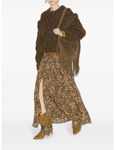 SAKURA-Falda larga print