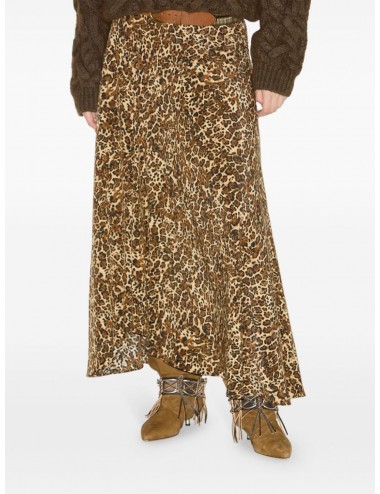 SAKURA-Falda larga print