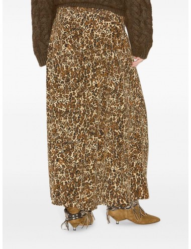 SAKURA-Falda larga print