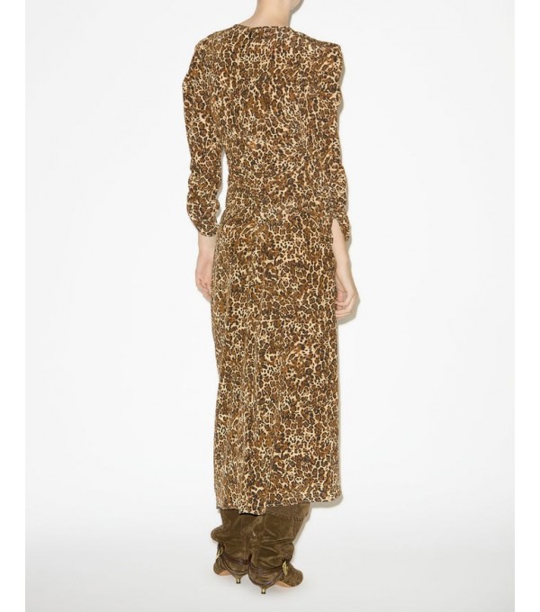 ALBINI-Vestido mangas abullonadas