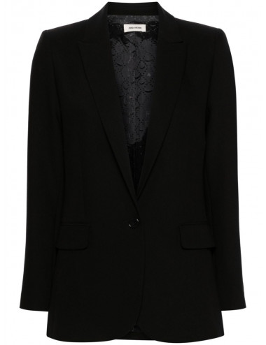 VALSE - Rhinestone blazer - black