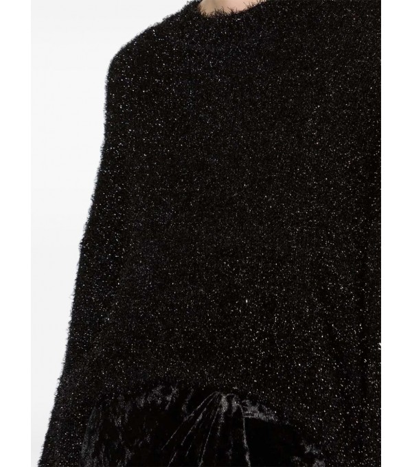 SAYERS - Jersey lúrex - negro SAYERS - Jersey lúrex - negro