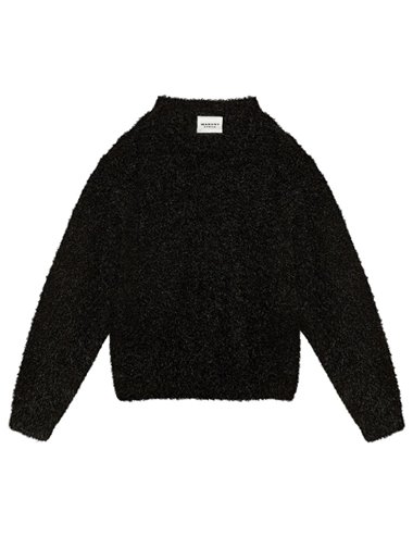 SAYERS - Lurex jumper - black