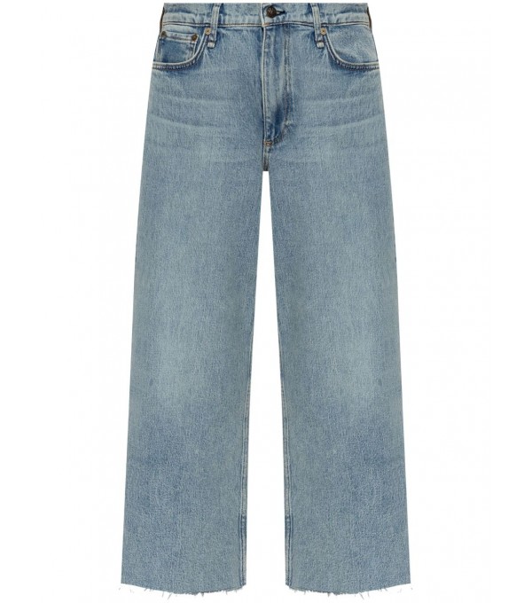 ANDI-Denim crop flare