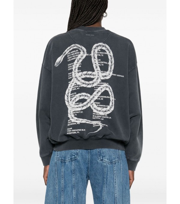 JACI-Sudadera logo y snake JACI-Sudadera logo y snake