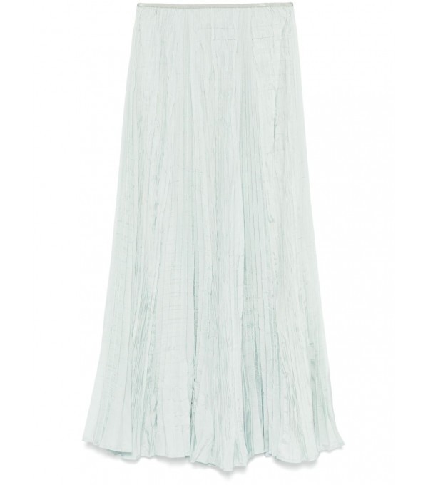 Pleated skrit - turquoise