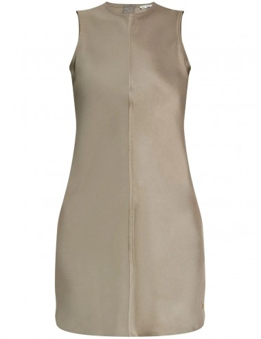 Vestido satinado corto