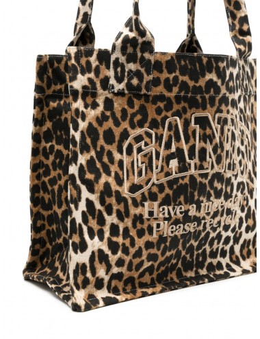 Leopard tote bag