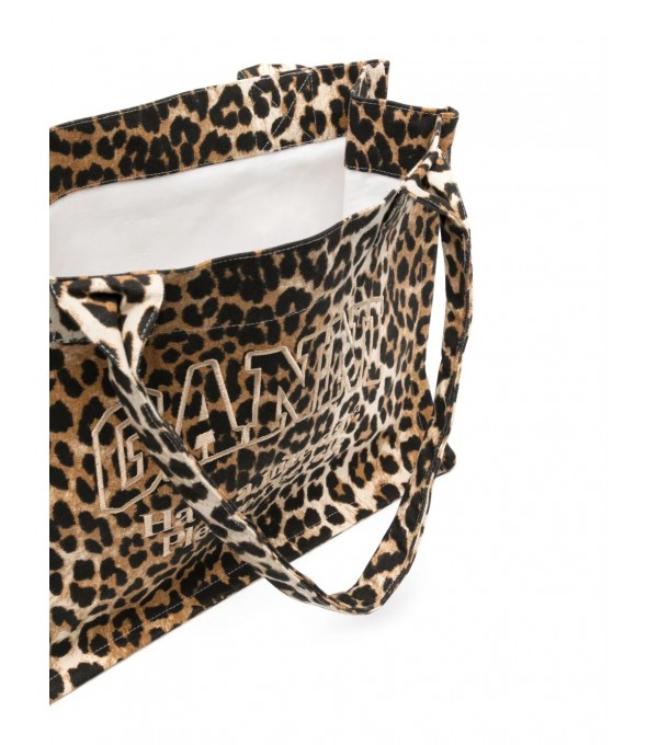 Leopard tote bag