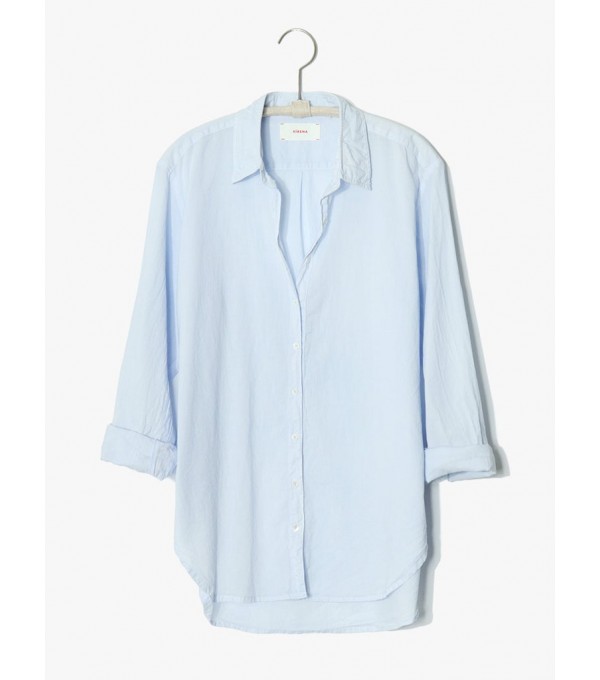 BEAU - Camisa algodón fino - celeste