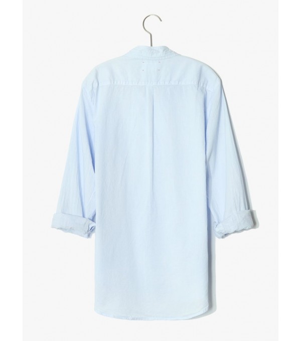 BEAU - Camisa algodón fino - celeste