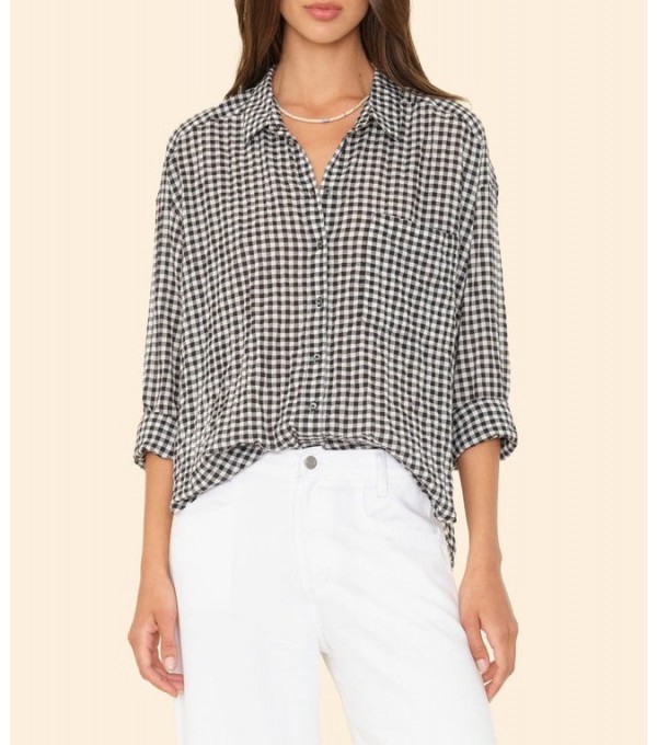 JORDY-Camisa bolsillo vichy