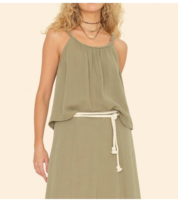 BRANDI-Top tirantes bambula