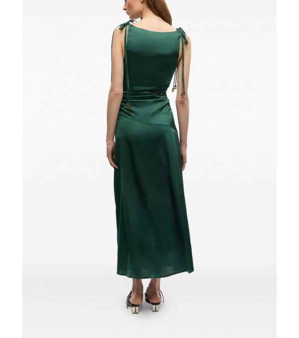 Vestido largo satinado