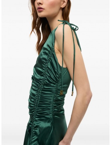 Vestido largo satinado