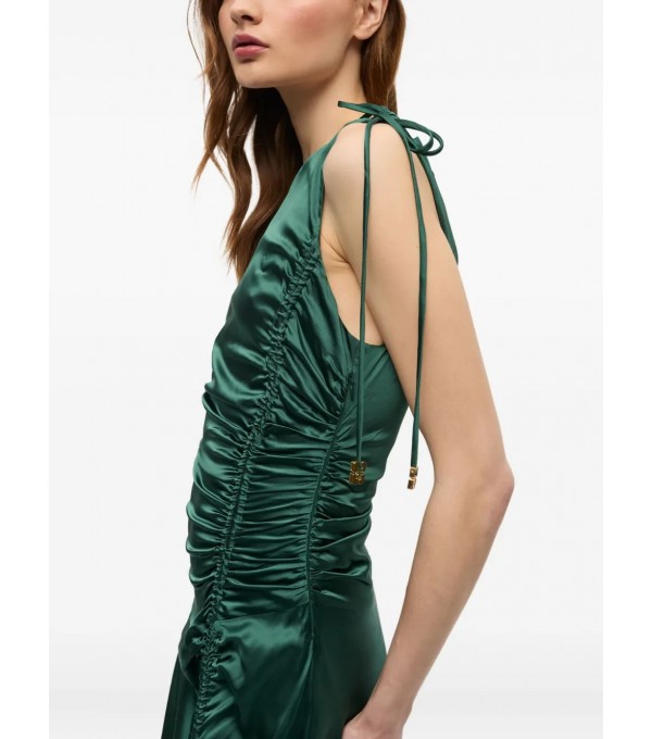 Vestido largo satinado