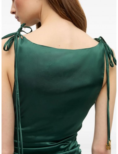 Vestido largo satinado