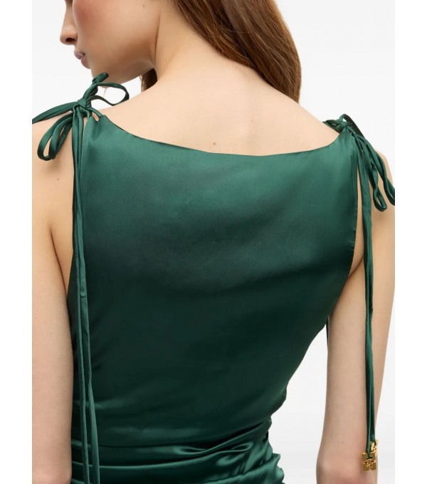 Vestido largo satinado