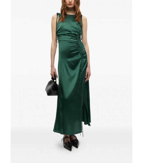 Vestido largo satinado