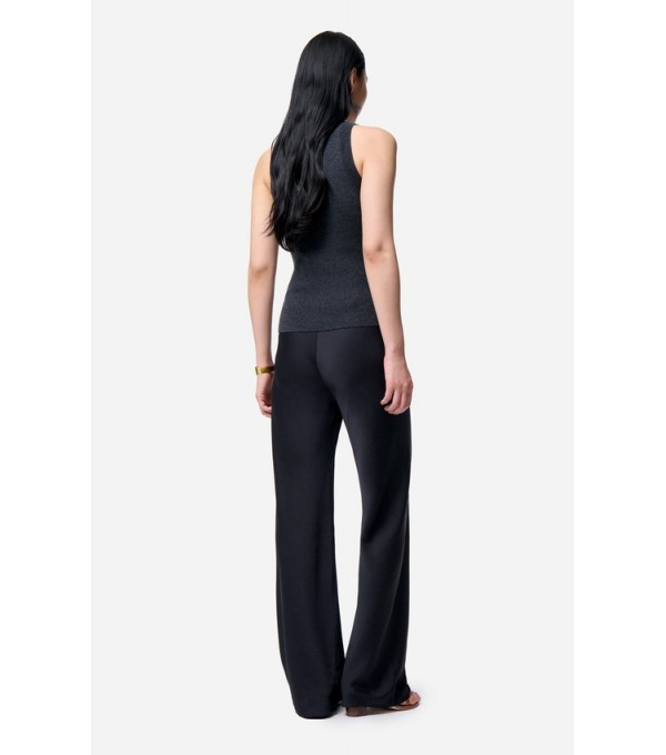 ESSAID - Pantalón fluido - negro ESSAID - Pantalón fluido - negro