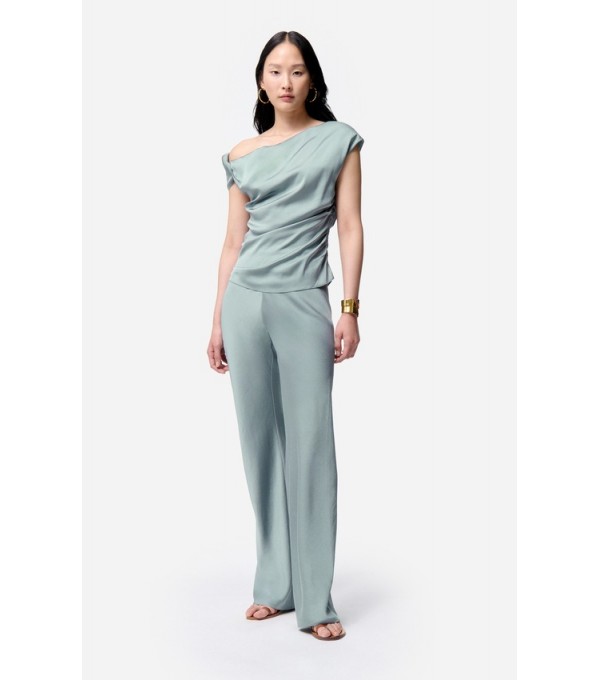 ESSAID - Flowy trousers - pearl green ESSAID - Flowy trousers - pearl green