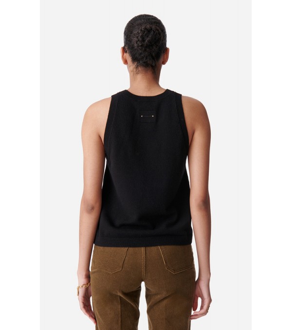 DESIREE - Knitted top - black DESIREE - Knitted top - black
