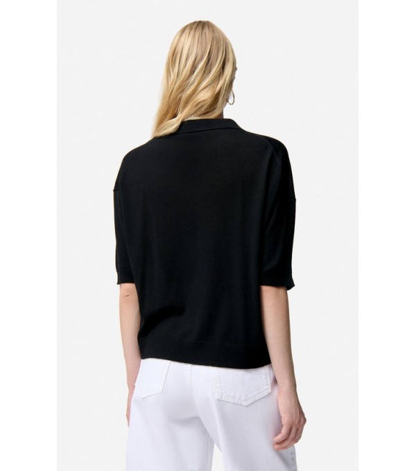 FABY polo neck sweater - black FABY polo neck sweater - black